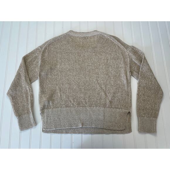J Crew Relaxed Cotton Linen Blend Beach Sweater Size Women's Oversized XS - Picture 6 of 7